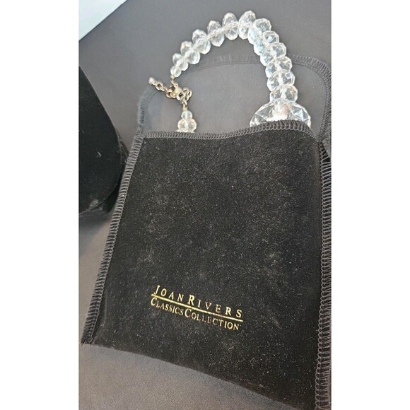 Vintage Joan Rivers Classics Collt Chunky Faceted Lucite Bead Statement Necklace - Picture 8 of 8